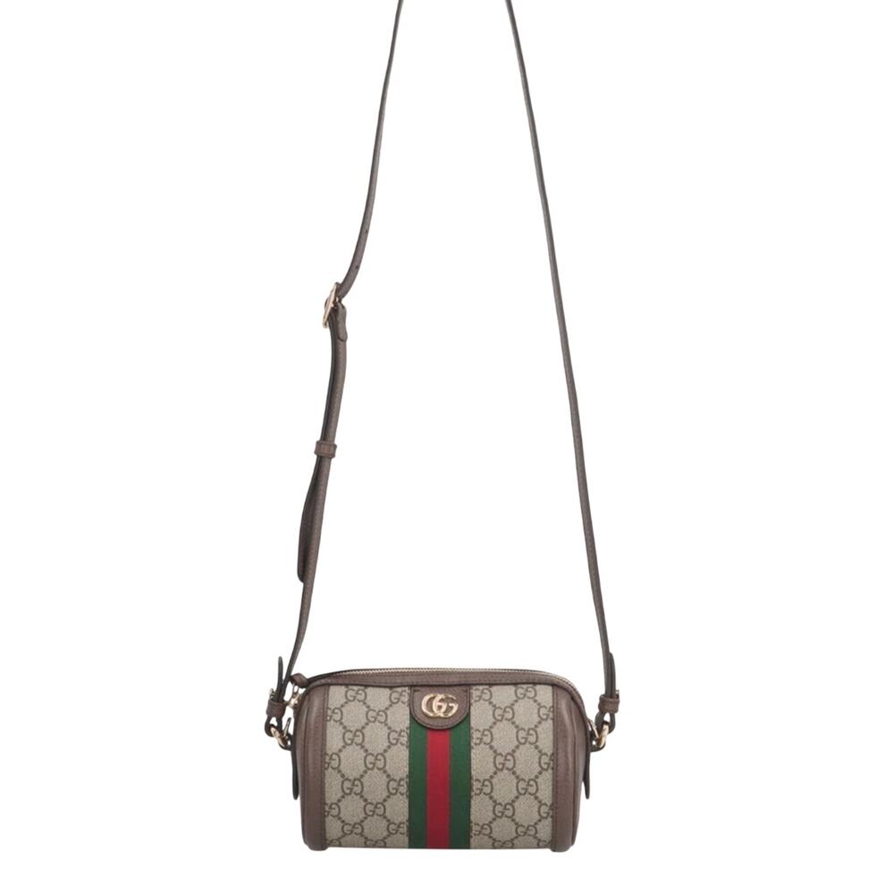 GUCCI Ophidia Mini shoulder bag Chain and Leather Strap NWT - Picture 4 of 6